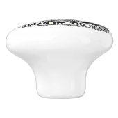 Captain Fox Guardian of Seas Nautical Design Keramikknauf (Seitenansicht)