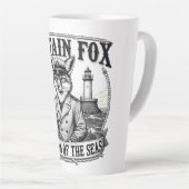 Captain Fox Guardian of Seas Nautical Design Milchtasse (Rechte Ecke)