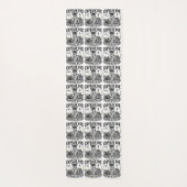 Captain Fox Guardian of Seas Nautical Design Yogamatte (Rückseite)