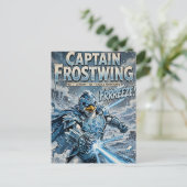 Captain Frostwing Feiertagspostkarte (Stehend Vorderseite)