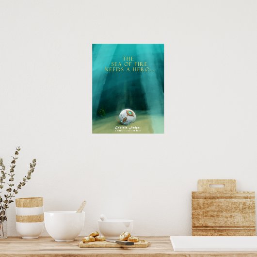 Captain Fudge Promo Poster (Küche)