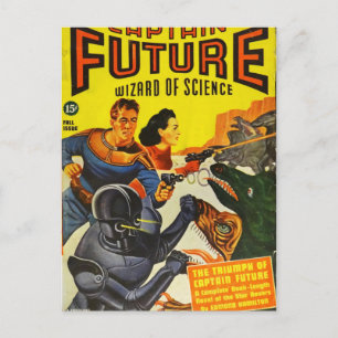 Captain Fure und die Weltraumhunde Postkarte