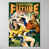 Captain Future and the White Gooey Blob Poster (Vorne)