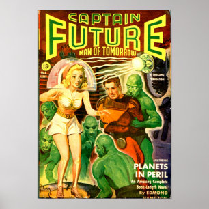 Captain Future — Planeten in Gefahr Poster