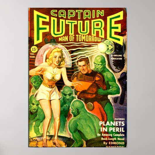 Captain Future — Planeten in Gefahr Poster (Vorne)