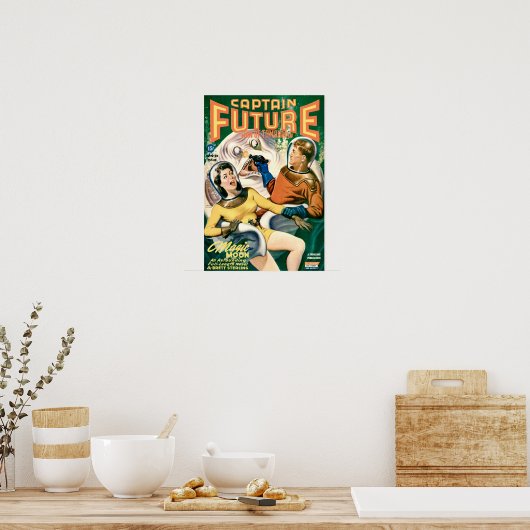 Captain Future Poster (Küche)
