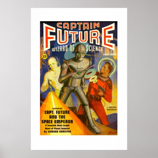Captain Future Pulldeckenplakat Poster (Vorne)