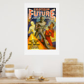 Captain Future Pulldeckenplakat Poster (Küche)
