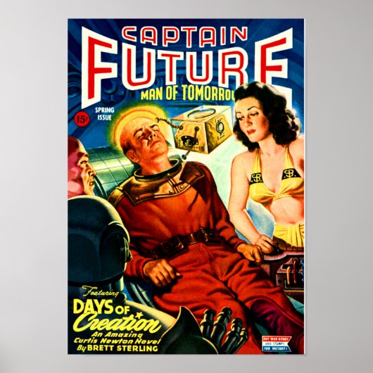 Captain Future — Schöpfungstage Poster (Vorne)