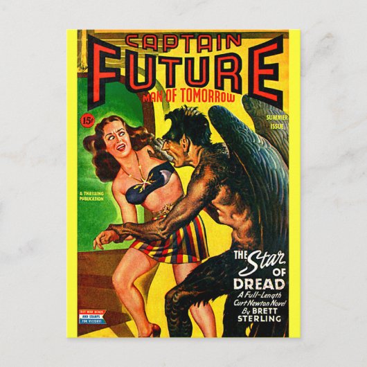 Captain Future - Stern des Schreckens! Postkarte (Vorderseite)