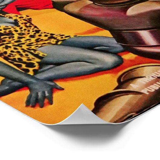 Captain Future — Wolrds of Tomorrow Poster (Ecke)