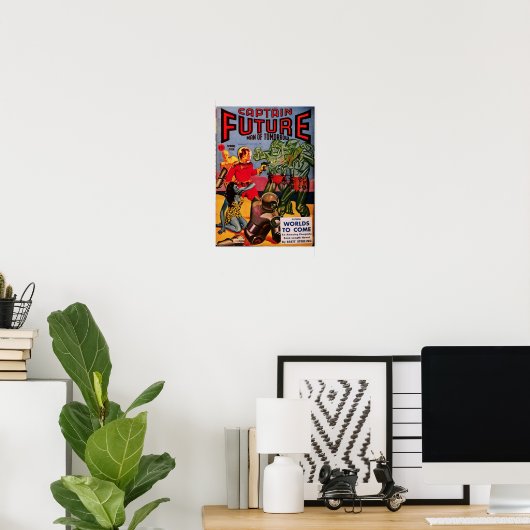 Captain Future — Wolrds of Tomorrow Poster (Heimbüro)