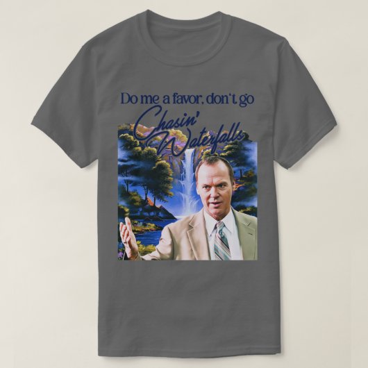 Captain Genes Waterfall T-Shirt (Design vorne)