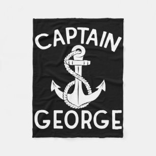 Captain George Boating Yacht Ship Anchor Fleecedecke