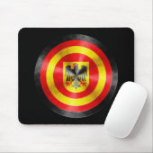 Captain Germany Held Schild Mousepad (Mit Mouse)