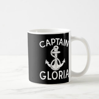 Captain Gloria Yacht Ship Boat Anchor Kaffeetasse