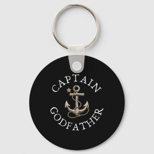 Captain Godvater Boot Segelboot Vintag Anc Schlüsselanhänger