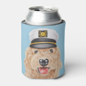 Captain Goldendoodle Can Cooler Dosenkühler (Kanne Vorderseite)
