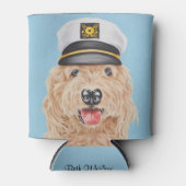 Captain Goldendoodle Can Cooler Dosenkühler (Vorderseite)