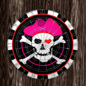 Captain Grace Dartboard & Pirates Flag, Skull-Spie Dartscheibe