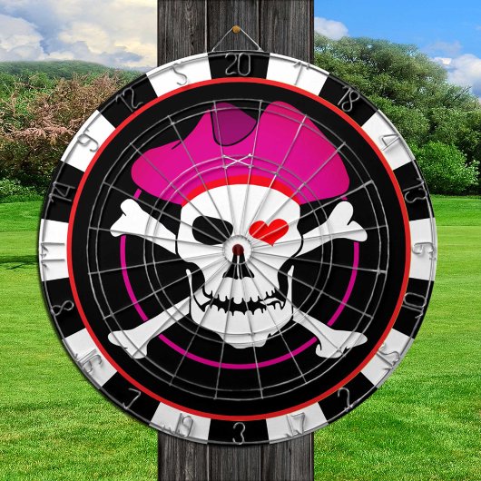 Captain Grace Dartboard & Pirates Flag, Skull-Spie Dartscheibe