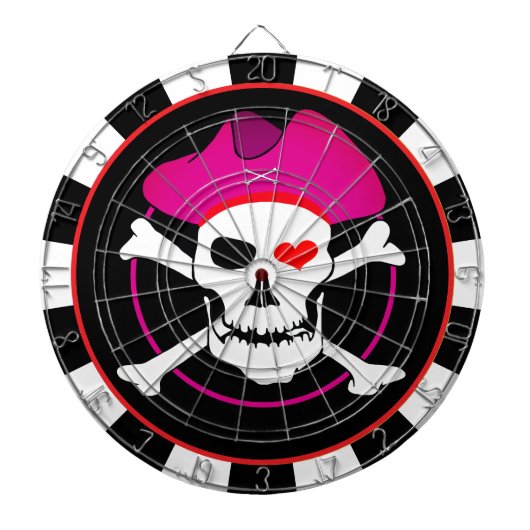 Captain Grace Dartboard & Pirates Flag, Skull-Spie Dartscheibe (vorne)