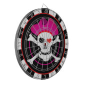 Captain Grace Dartboard & Pirates Flag, Skull-Spie Dartscheibe (Vorderseite Links)