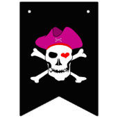 Captain Grace, Piraten, Jagdfahnen, Party Wimpelkette (Erste Fahne)
