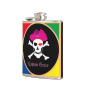 Captain "Grace" & Pirates - Schatzinsel /Mädchen Flachmann (Links)