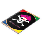 Captain "Grace" & Pirates - Schatzinsel /Mädchen Notizblock (Linke Seite)