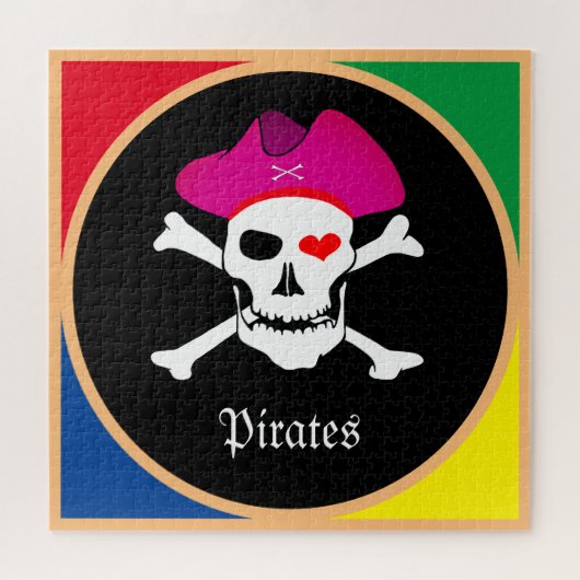 Captain "Grace" & Pirates - Schatzinsel /Mädchen Puzzle (Horizontal)