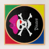 Captain "Grace" & Pirates - Schatzinsel /Mädchen Puzzle (Vertikal)