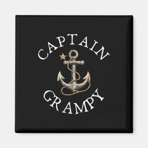 Captain Grampy Boot Segeln Booten Vintage Anker Magnet