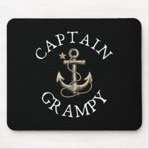Captain Grampy Boot Segeln Booten Vintage Anker Mousepad