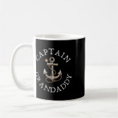 Captain Grandaddy Boat Sailing Anchor Funn Kaffeetasse (Links)