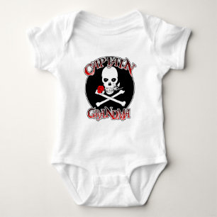 Captain Grandma Baby Strampler