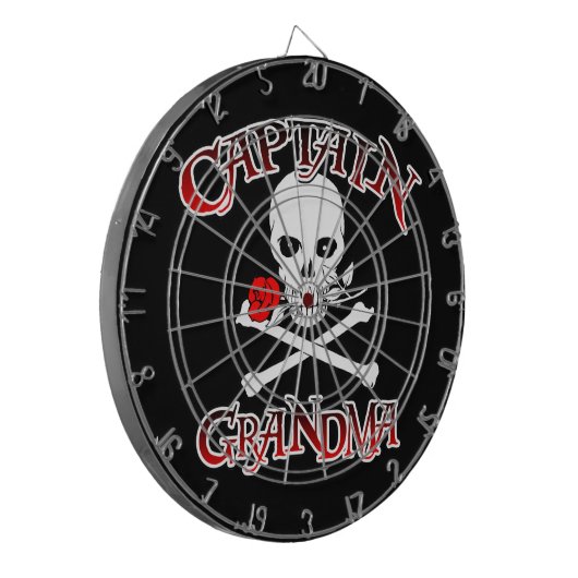 Captain Grandma Dartscheibe (Vorderseite Links)