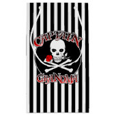 Captain Grandma Gift Bag Kleine Geschenktüte (Rückseite)