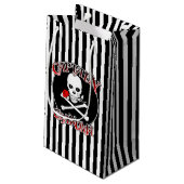 Captain Grandma Gift Bag Kleine Geschenktüte (Rückseite Schrägansicht)