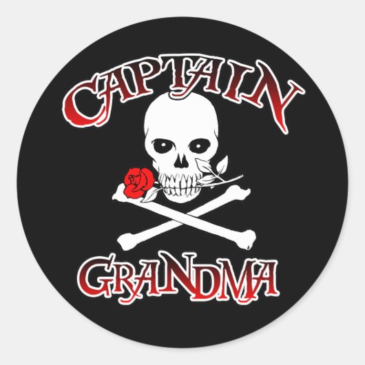 Captain Grandma Sticker (Vorderseite)