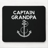 Captain Grandpa! Boote und Segelschiffe Mousepad (Vorne)