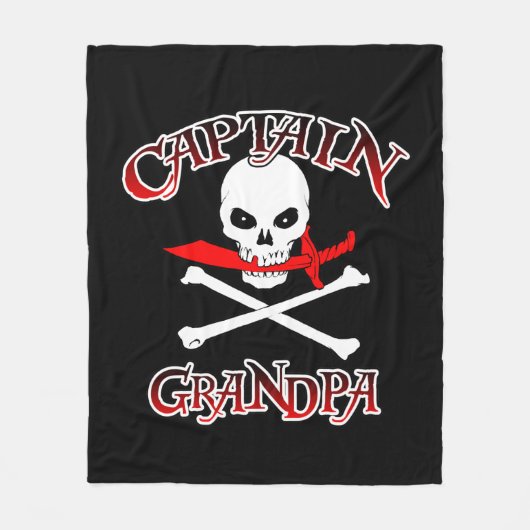 Captain Grandpa Fleecedecke (Vorderseite)