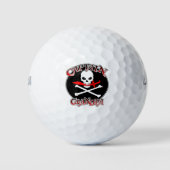 Captain Grandpa Golf Balls Golfball (Vorderseite)