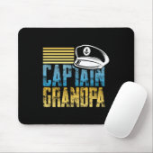 Captain Grandpa - Kapitän Hat segeln - Boot Lover Mousepad (Mit Mouse)