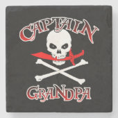 Captain Grandpa Steinuntersetzer (Vorderseite)