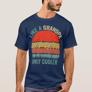 Captain Grandpa Vintag Vatertag T-Shirt