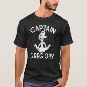 Captain Gregory Anchor Bootschiff T-Shirt (Vorderseite)
