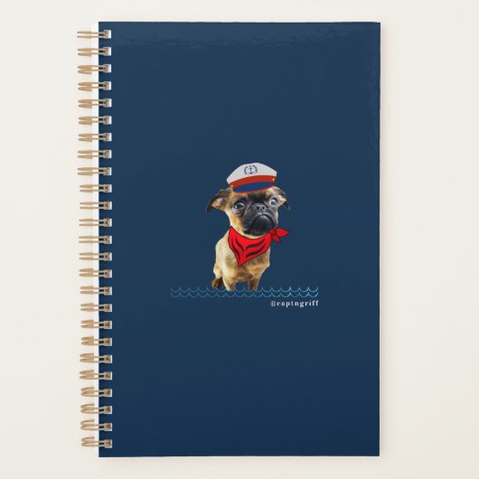 Captain Griff Blue Planner Planer (Vorderseite)
