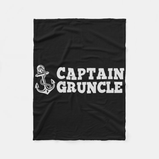 Captain Gruncle Segelboot Vintages Boot Ancho Fleecedecke (Vorderseite)