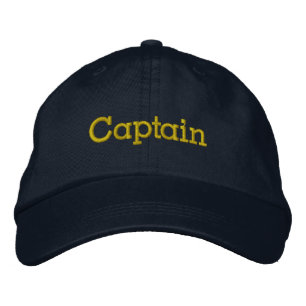 Captain Hat Bestickte Kappe